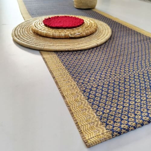 Madur Blue & Natural Runner