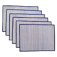 Madur Blue Rhombus Table Mat (Set of 6) Madur Blue Rhombus Table Mat (Set of 6)