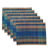 Blue Base & Yellow Table Mat (Set of 6) Blue Base & Yellow Table Mat (Set of 6)