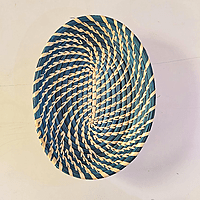 Blue Shallow Basket Blue Shallow Basket