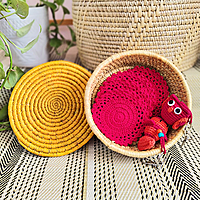 Moonj Lidded Basket