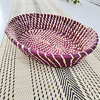 Magenta Shallow Basket