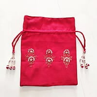 Zardozi Solid Base Potli Bag