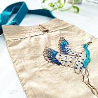 Zardozi Crane Sling Bag