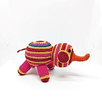 Crochet Striped Elephant Crochet Striped Elephant