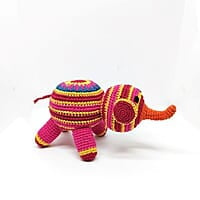 Crochet  Striped Elephant