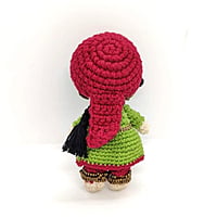 Crochet Kashmiri Miniature Doll