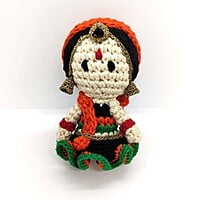 Crochet Gujrati Miniature Doll Crochet Gujrati Miniature Doll