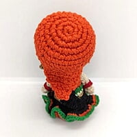 Crochet Gujarati Miniature Figurine Crochet Gujarati Miniature Figurine