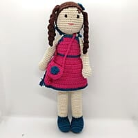 Crochet Summer Dress Large Doll