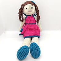 Crochet Summer Dress Large Doll