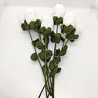 Crochet Rose Bunch of 6 Crochet Rose Bunch of 6