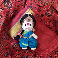 Crochet Maharashtrian Miniature Doll Crochet Maharashtrian Miniature Doll