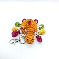 Crochet Spider Key Chain Crochet Spider Key Chain
