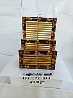 EELIKA Handmade Bamboo Magazine Holder || Beautiful and elegant design || Multipurpose Use || original Bamboo