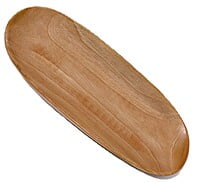 Wooden Natural oval tray for serving food, tea, coffee and toast || Home and Kitchen || 11 inches * 5 inches