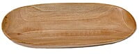 Wooden Natural oval tray for serving food, tea, coffee and toast || Home and Kitchen || 11 inches * 5 inches