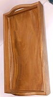 Wooden Natural  tray with handle for serving snacks, breakfast, tea, coffee and toast || Home and Kitchen || 15 inches * 9 inches