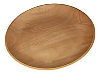 Wooden plate 10 inches round || food serving || Dinner plate for food || kitchen