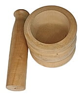 Wooden Natural Okhali and musal for spice mixing || crushing ginger garlic || kitchen Khalbatta || 4.5 inches * 4 inches