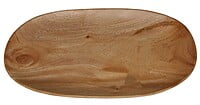 Wooden Natural oval tray for serving food, tea, coffee and toast || Home and Kitchen || 11 inches * 5 inches