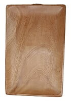 Wooden Natural rectangular tray for serving food, tea, coffee and toast || Home and Kitchen || 12 inches * 8 inches
