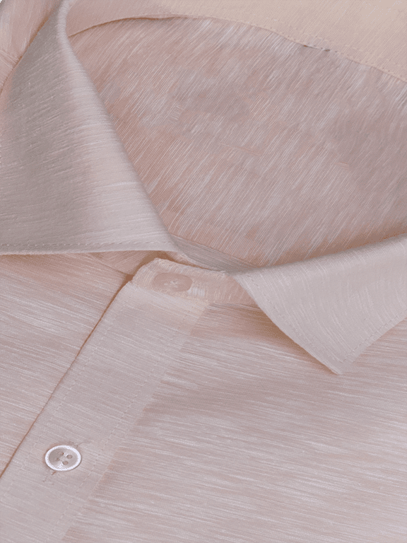 PEACH SELF DESIGN SHIRT