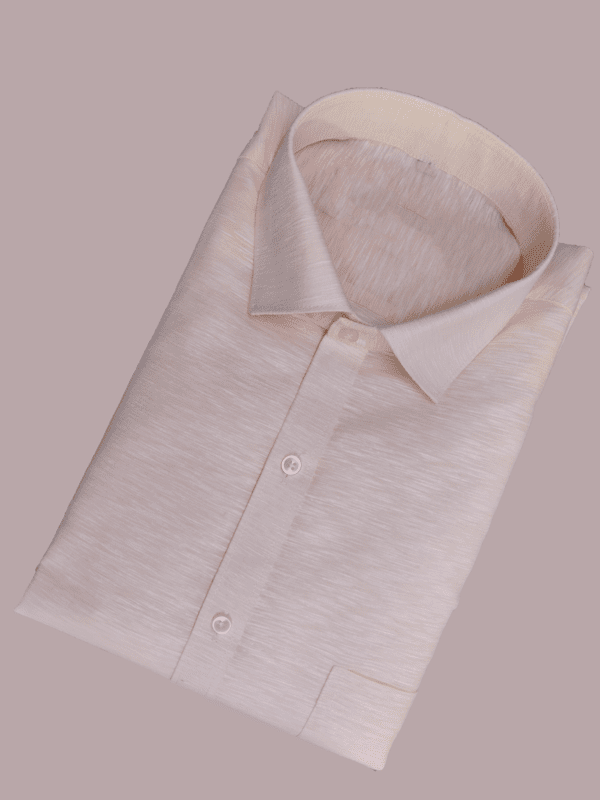 PEACH SELF DESIGN SHIRT