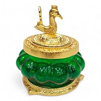 Kubera Glass Pot Mix Colours Kubera Glass Pot Mix Colours