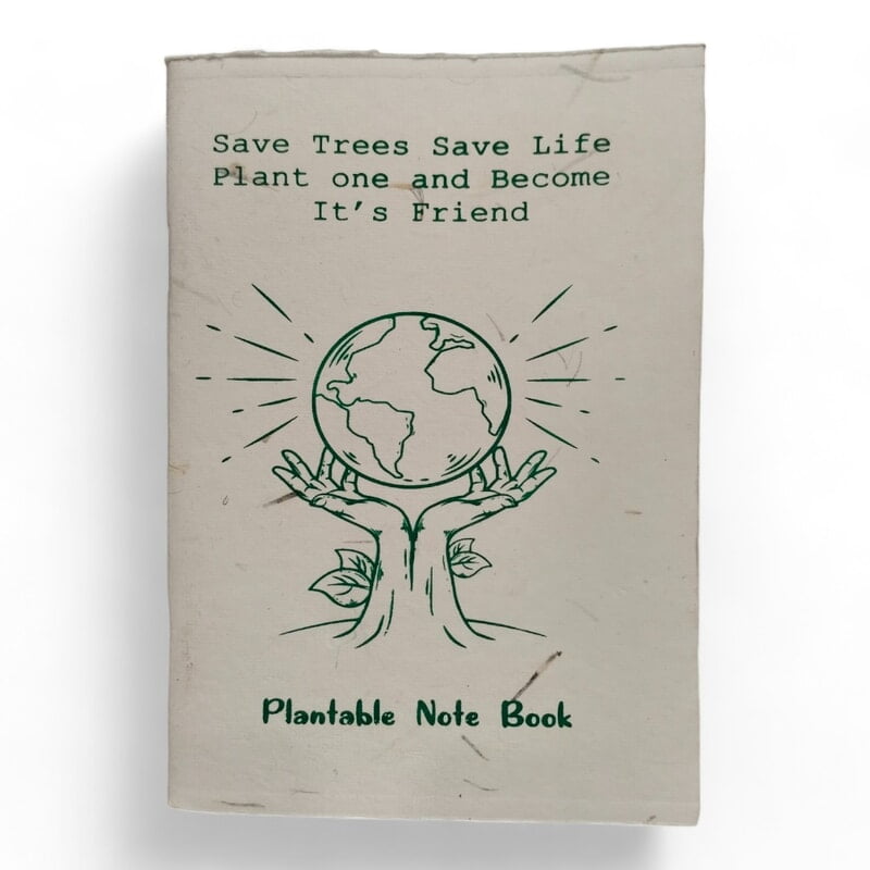 Notebook Plantable White Plantable Notebook