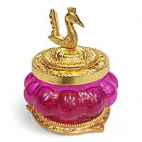 Kubera Glass Pot Mix Colours Kubera Glass Pot Mix Colours