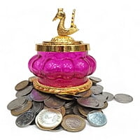 Kubera Glass Pot Mix Colours Kubera Glass Pot Mix Colours