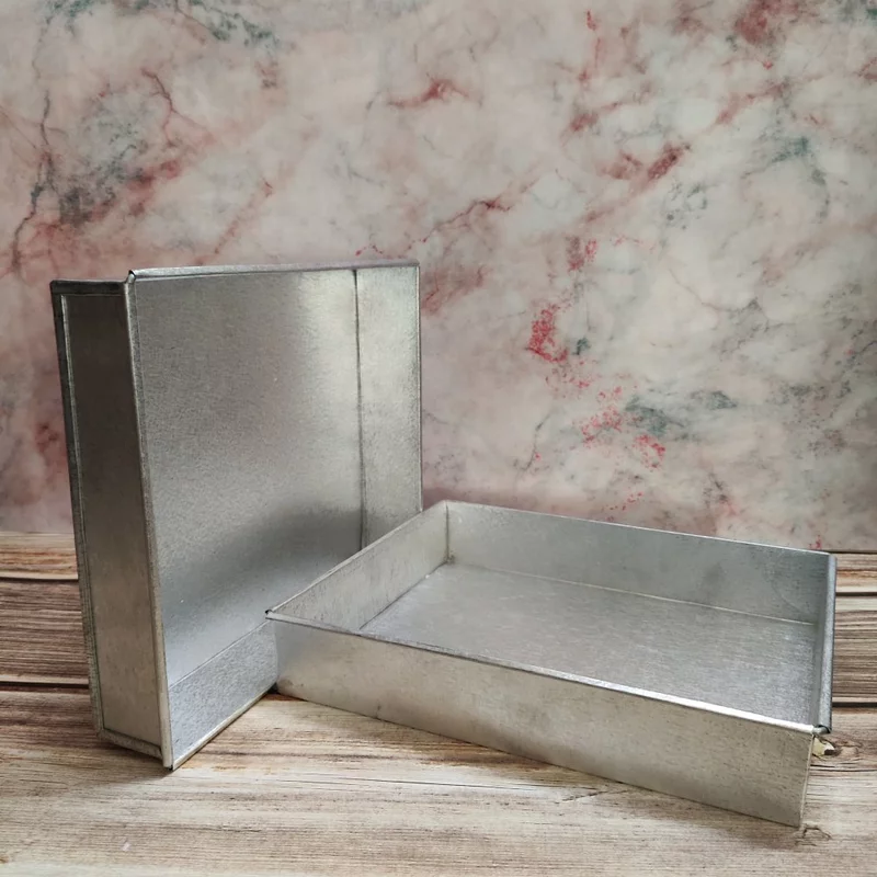 Rectangle Aluminium TIn | 10X8X2 inch
