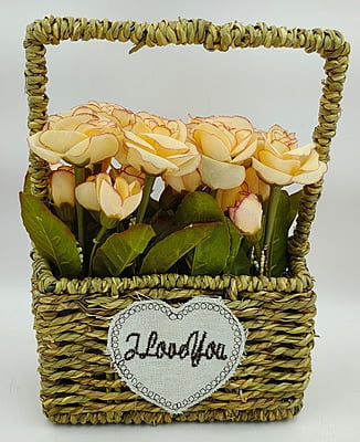 Verdant Blooms Hanging Pot (6.5" X 9.5")