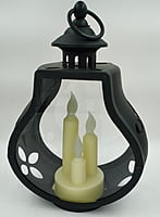 Decor LED Lantern Brown 