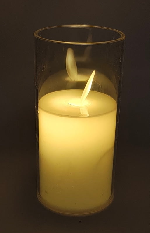 Electric Glass Candle 