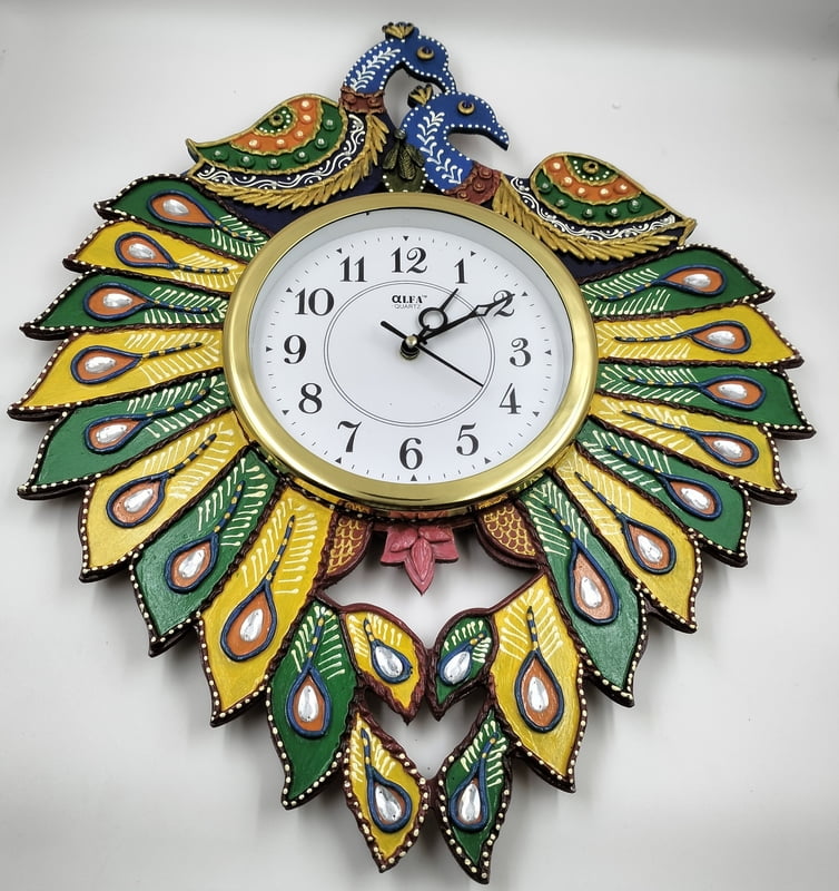 Peacock Clock