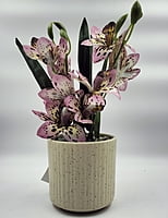 Petite Floral Pot (3" X 11")