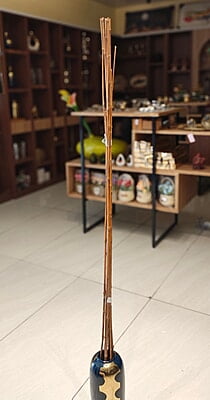 Spiral Bamboo Stick Display
