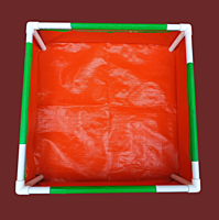 24" X 24" X 6" Height Rectangular Grow Bags 260GSM for Growing Leafy Vegetables