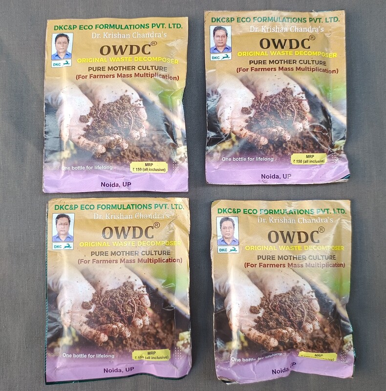 OWDC Liquid Waste Decomposer Pack of 4 OWDC Bottles
