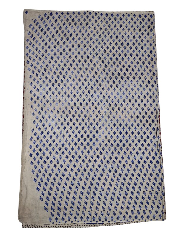 Maroon Kalamkari Cotton Saree with Unstitched Blouse