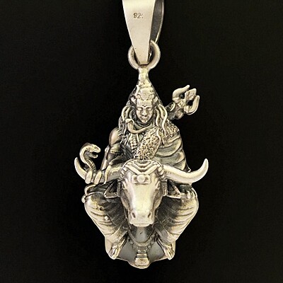 Siva Silver pendant Siva Silver pendant
