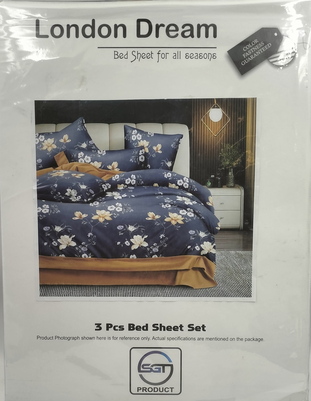 London Dream (3 Pcs Bedsheet)