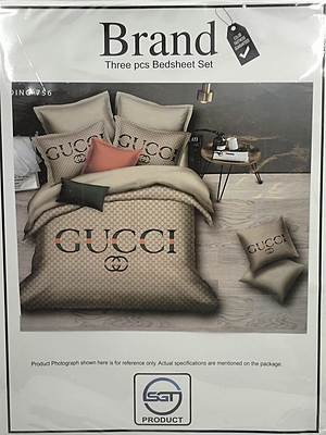 Brand (3 Pcs Bed Sheet Set)