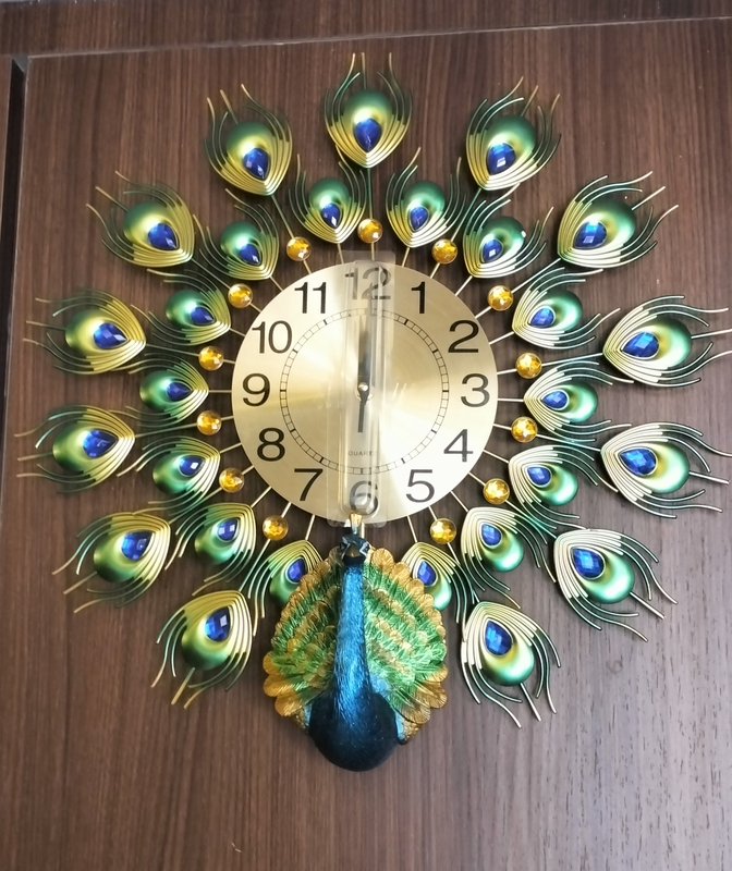 Peacock Clock New