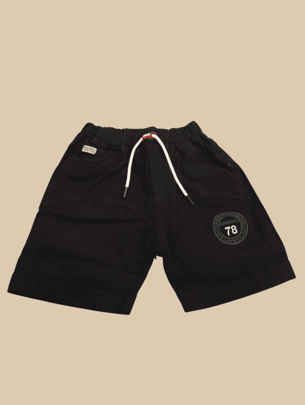 Terri Kids T-Shirt & Black Shorts Set D 18.1141