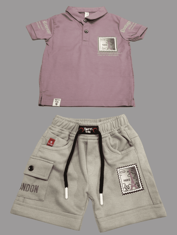 Boys' Polo T-Shirt & Shorts Set D.11.3582  B 2802