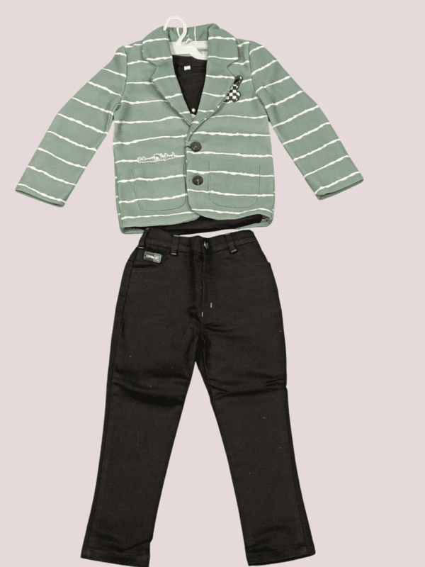 Boys' Stylish 3-Piece Blazer Suit D.6.6111 B.1888