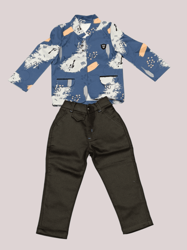 Boys' Printed Blazer Suit D.7.6144 B.1893